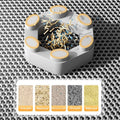 Washable EVA cat litter mat with honeycomb surface