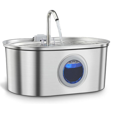 3.2L Stainless Steel Pet Water Dispenser – photo 1