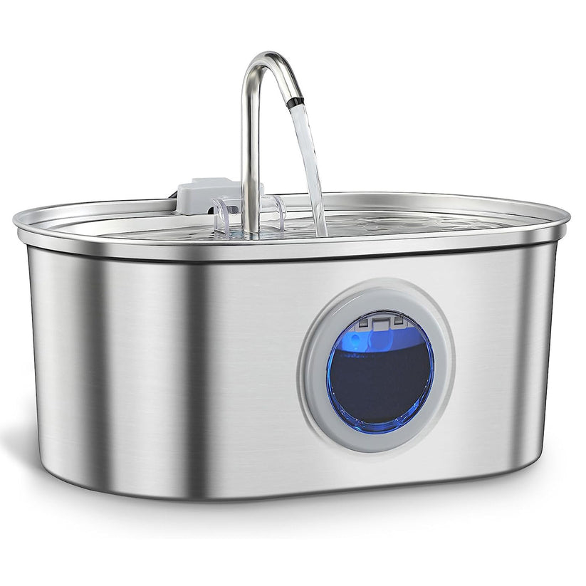 3.2L Stainless Steel Pet Water Dispenser – photo 1