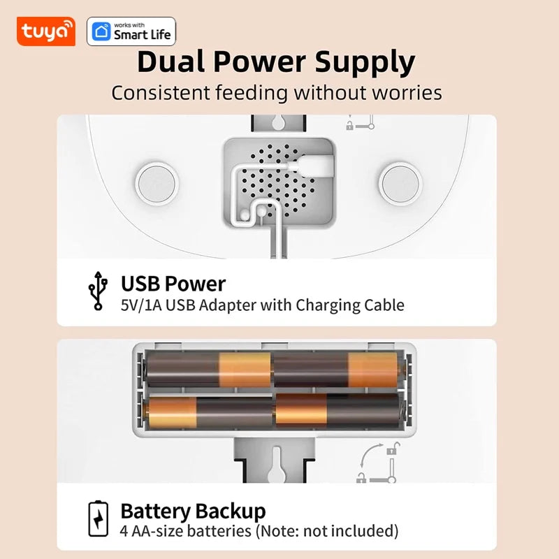 Dual-bowl automatic pet feeder for everyday dry-food routines