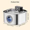 3.2L Automatic Stainless Steel Cat Water Fountain – photo 3