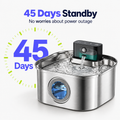 3.2L Automatic Stainless Steel Cat Water Fountain – photo 1