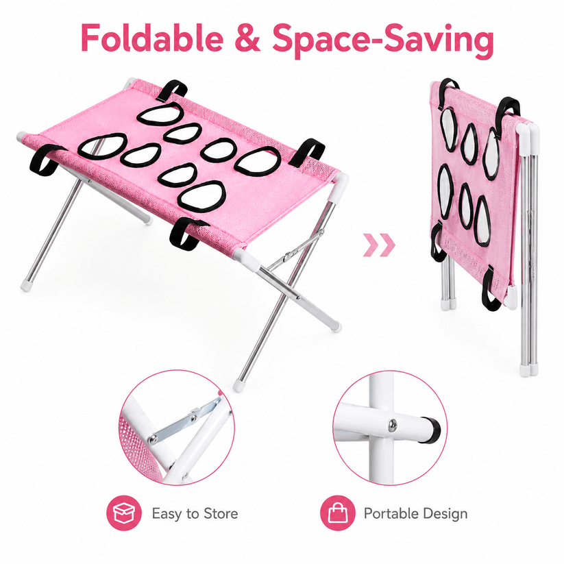 GroomDock pet grooming stand with breathable mesh