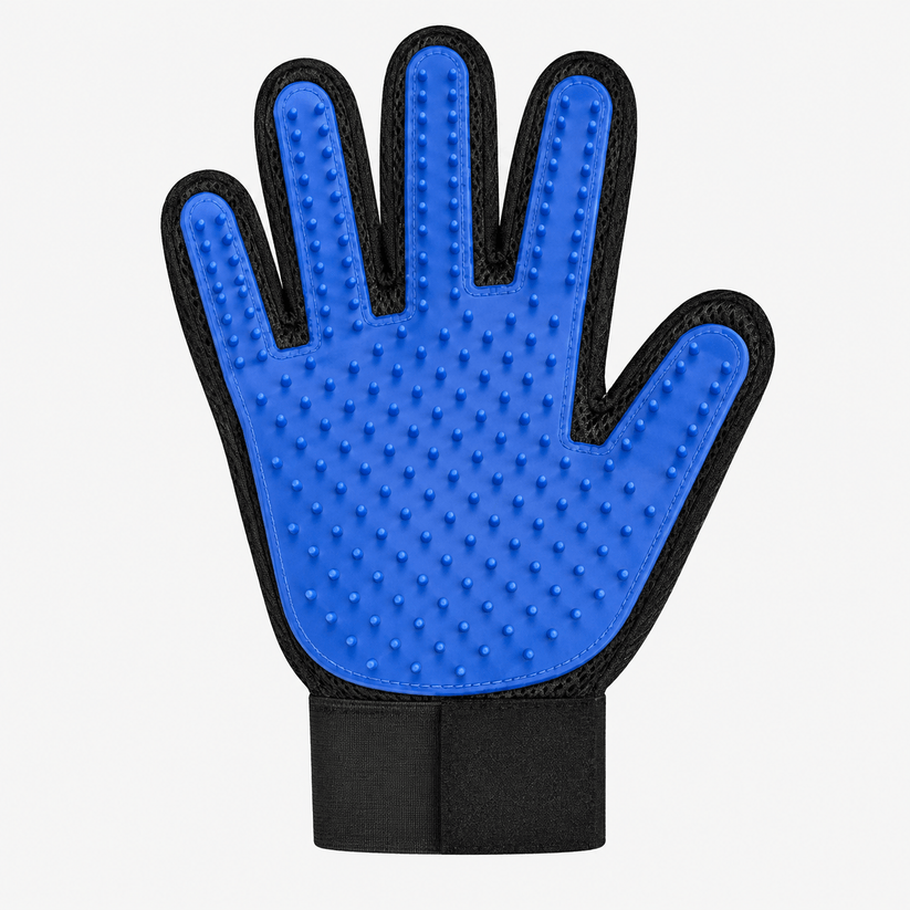 Blue Pawfect Care GroomEase grooming glove