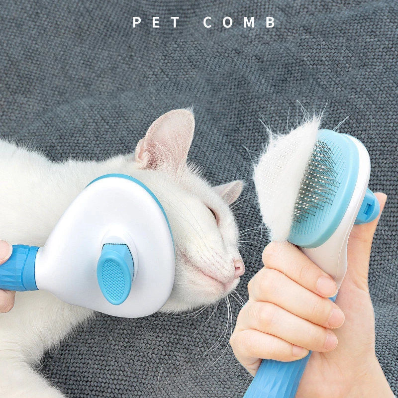Pawfect Care Deshedding Tool™ Stainless Steel Pet Hair Brush for Dogs Cats