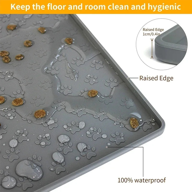 Pawfect Care FeedGuard™️ Waterproof Pet Feeding Mat
