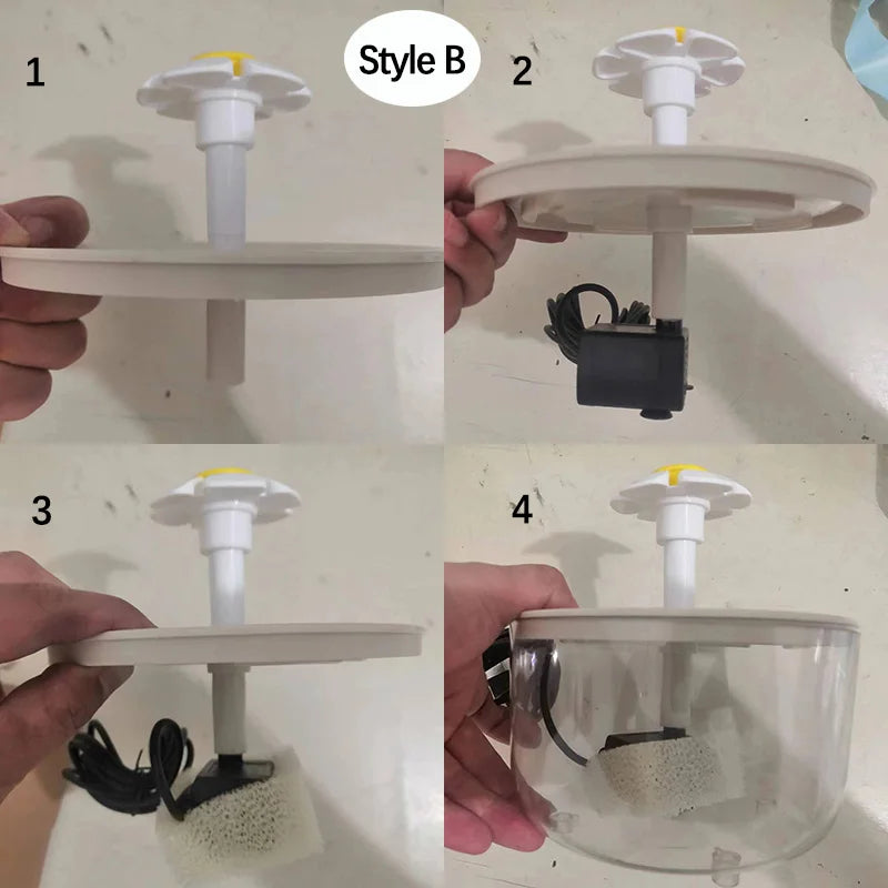 FlowSip pet drinking fountain components