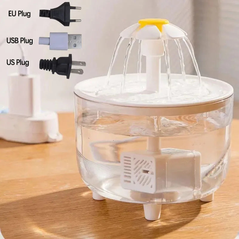 1L cat and small dog water fountain