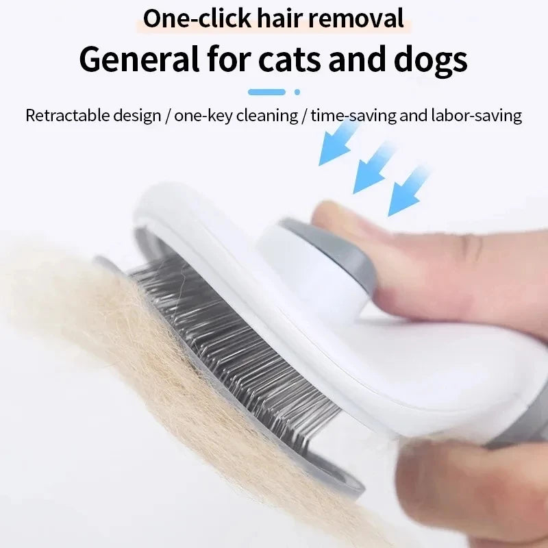 Self-Cleaning Pet Grooming Brush – photo 4