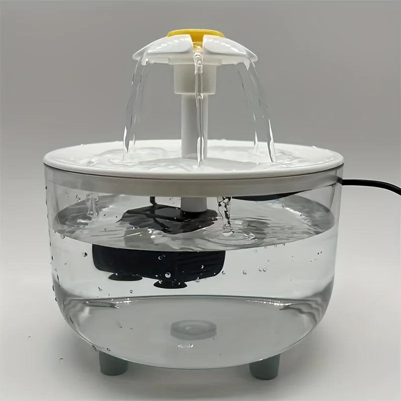 Compact circulating pet water station