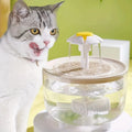 Compact pet water fountain with US plug