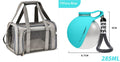 Portable stainless steel pet water bottle for outings